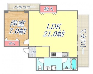 オフィス夙川の物件間取画像